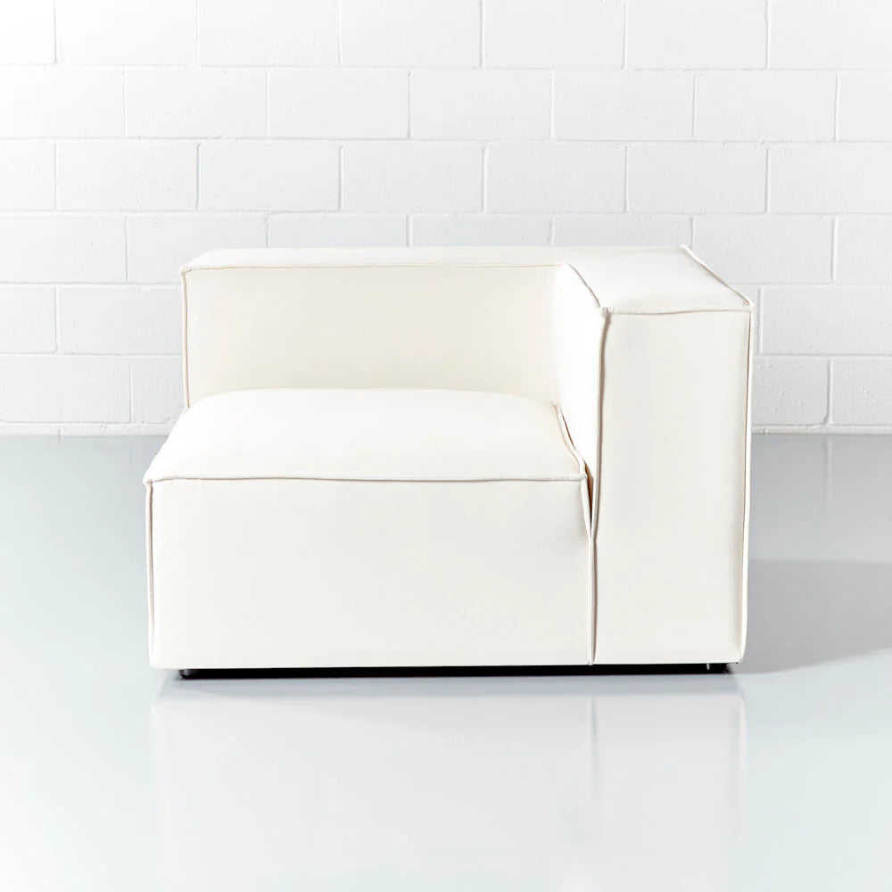 MASON - Cream Fabric Corner Chair Module